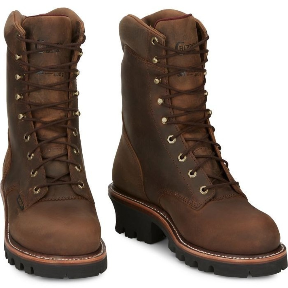 Chippewa® (Men's 9.5 WIDE) Super DNA™ 9" Waterproof Steel Toe Insulated Logger